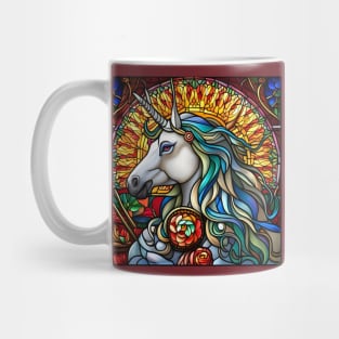 Stained Glass Unicorn Mug